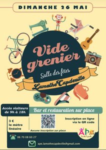 Affiche vide grenier APE